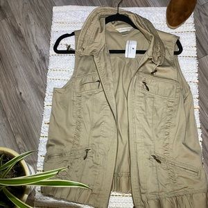 Christopher & Banks Tan Vest